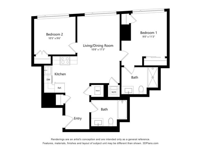 Verde B05 1706 floor plan